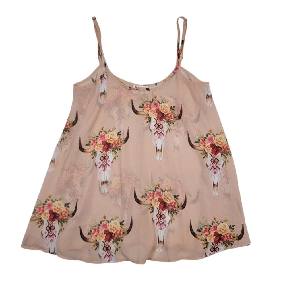 Show Me Your MuMu Women's Trapeze Mini Dress Sz XS Pink Floral Adjustable Straps